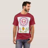 DAG VAN DE DODEN BLOEMEN T-SHIRT (Voorkant volledig)