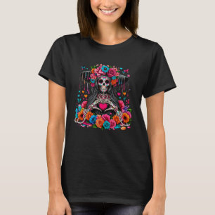 Dag van de Doden Dia De Los Muertos Catrina Vrouw T-shirt