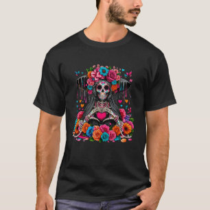Dag van de Doden Dia De Los Muertos Catrina Vrouw T-shirt