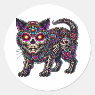 Dag van de Doden Dia de los Muertos Cinco de Mayo  Ronde Sticker