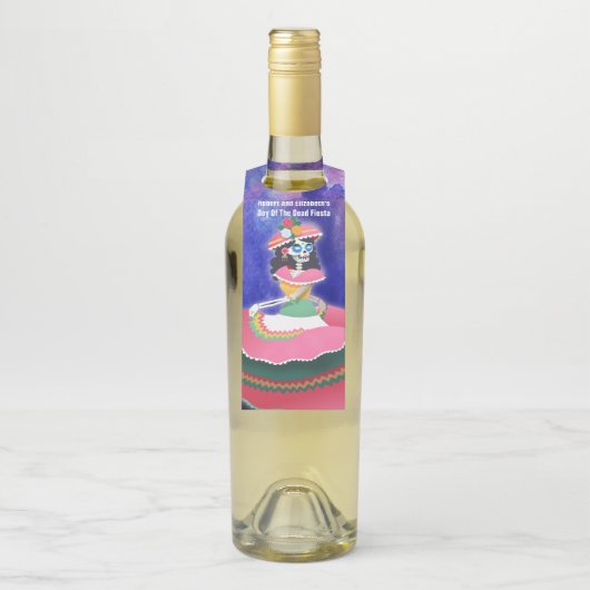 Dag van de Doden Dia de Los Muertos Halloween Part Flessenhanger (Op fles)