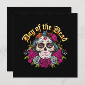 Dag van de Doden: Dia de los Muertos Kaart (Voorkant / Achterkant)