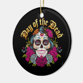 Dag van de Doden: Dia de los Muertos Keramisch Ornament (Links)