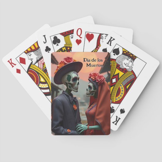Dag van de Doden Dia de los Muertos Pokerkaarten (Achterkant)