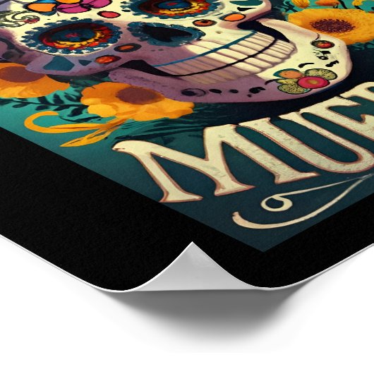 Dag van de Doden (Dia de los Muertos) Poster (Hoek)