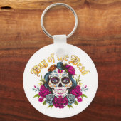 Dag van de Doden: Dia de los Muertos Sleutelhanger (Achterkant)