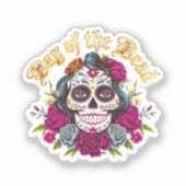 Dag van de Doden: Dia de los Muertos Sticker (Voorkant)