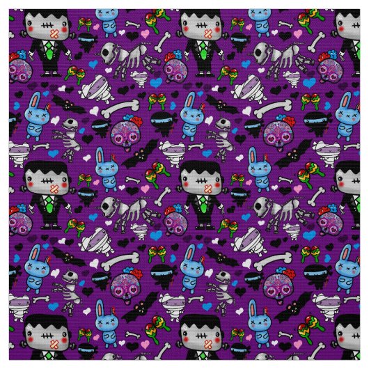 Dag van de Doden Día de los Muertos Stof (Swatch)