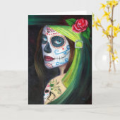 Dag van de Doden door Lori Karels Kaart (Gele Bloem)