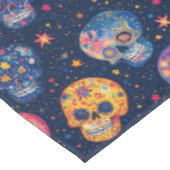 Dag van de Doden geschilderde schedels Tafelkleed (Gekanteld)