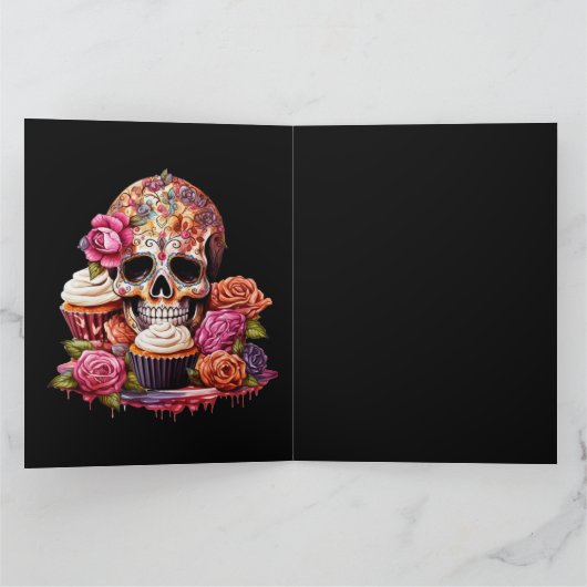 Dag van de Doden Groet Kaart (Binnen)