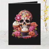 Dag van de Doden Groet Kaart (Gele Bloem)