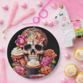 Dag van de Doden Groet Papieren Bordje (Feest)