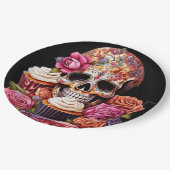 Dag van de Doden Groet Papieren Bordje (Gekanteld)