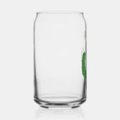 Dag van de doden Happy Cactus Custom Name Blikvorm Glas (Rechts)