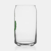 Dag van de doden Happy Cactus Custom Name Blikvorm Glas (Links)