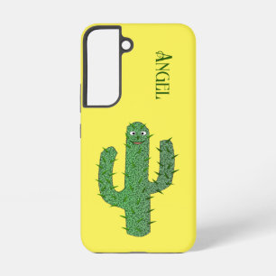 Dag van de doden Happy Cactus Custom Name Samsung Galaxy Hoesje