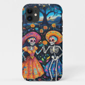 Dag van de doden kleurrijk ontwerp Case-Mate iPhone case (Achterkant)
