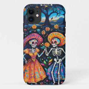 Dag van de doden kleurrijk ontwerp Case-Mate iPhone case