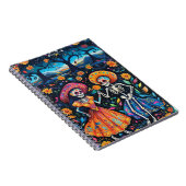 Dag van de doden kleurrijk ontwerp notitieboek (Rechterzijde)