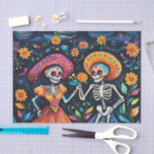 Dag van de doden kleurrijk ontwerp tissuepapier (Craft)