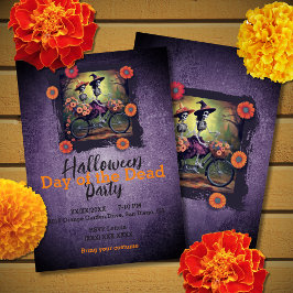 Dag van de Doden Kleurrijke Catrinas Halloween Kaart