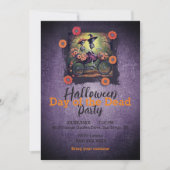 Dag van de Doden Kleurrijke Catrinas Halloween Kaart (Voorkant)