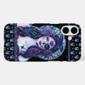 Dag van de doden kunst van Renee Lavoie Case-Mate iPhone Case (Achterkant (horizontaal))