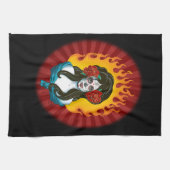 Dag van de Doden La Muerta Theedoek (Horizontaal)