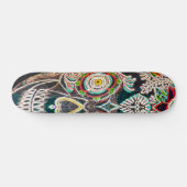 Dag van de Doden Neon Gloed Persoonlijk Skateboard (Horizontaal)