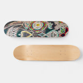 Dag van de Doden Neon Gloed Persoonlijk Skateboard (Horizontaal)
