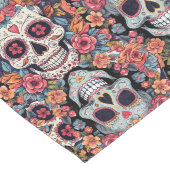 Dag van de Doden of Halloween Sugar Skulls Lange Tafelloper (Hoek)