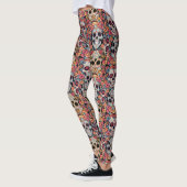 Dag van de Doden of Halloween Sugar Skulls Leggings (Links)