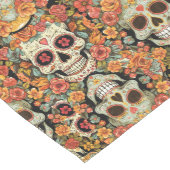 Dag van de Doden of Halloween Sugar Skulls Medium Tafelloper (Hoek)