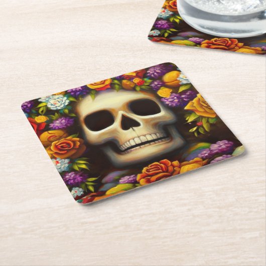 Dag van de Doden Ofendra 5 Kartonnen Onderzetters (Schuin)