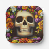 Dag van de Doden Ofendra 5 Papieren Bordje (Voorkant)