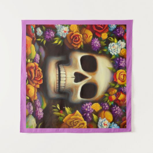 Dag van de Doden Ofendra 5 Wandkleed (Voorkant (horizontaal))