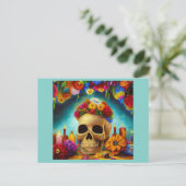 Dag van de Doden Ofendra 6 Feestdagenkaart (Staand voorkant)