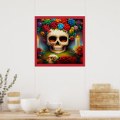 Dag van de Doden Ofendra 7 Poster (Keuken)