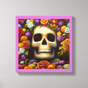 Dag van de Doden Ofrenda 5 Canvas Afdruk