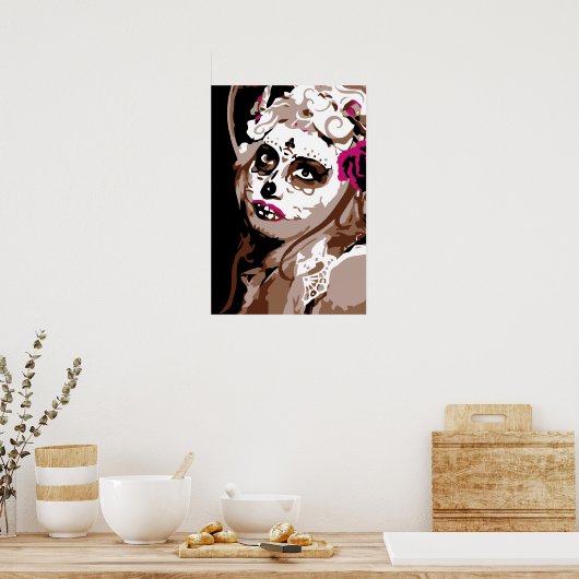 dag van de doden poster (Keuken)
