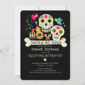 Dag van de Doden Roept alle Zielen Sweet Sixteen Kaart (Voorkant)