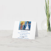 Dag van de Doden Save the Date Wedding Notitiekaar Aankondiging (Achterkant)