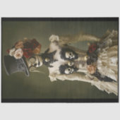 Dag Van De Doden Steampunk Vrouw R9 Decoupage Tissuepapier (Voorkant)