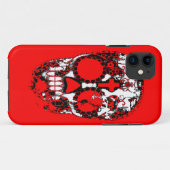 Dag van de Doden Suiker Schedel Grunge Ontwerp Case-Mate iPhone Case (Achterkant (horizontaal))