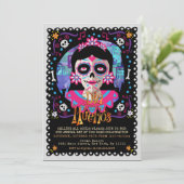 Dag van de Doden, Suiker Schedels Kaart (Staand voorkant)