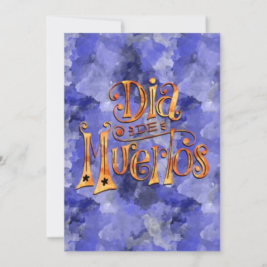 Dag van de Doden, Suiker Schedels Kaart (Achterkant)