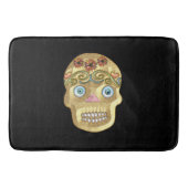 Dag van de Doden Suiker Skull (Blond) Badmat (Voorkant)