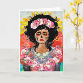 DAG VAN DE DODEN - TRISTAN BERLUND KAART (Gele Bloem)