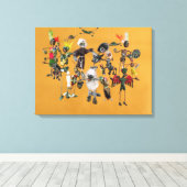 Dag van de Doden, uit Oaxaca Canvas Afdruk (Insitu (Houten vloer))